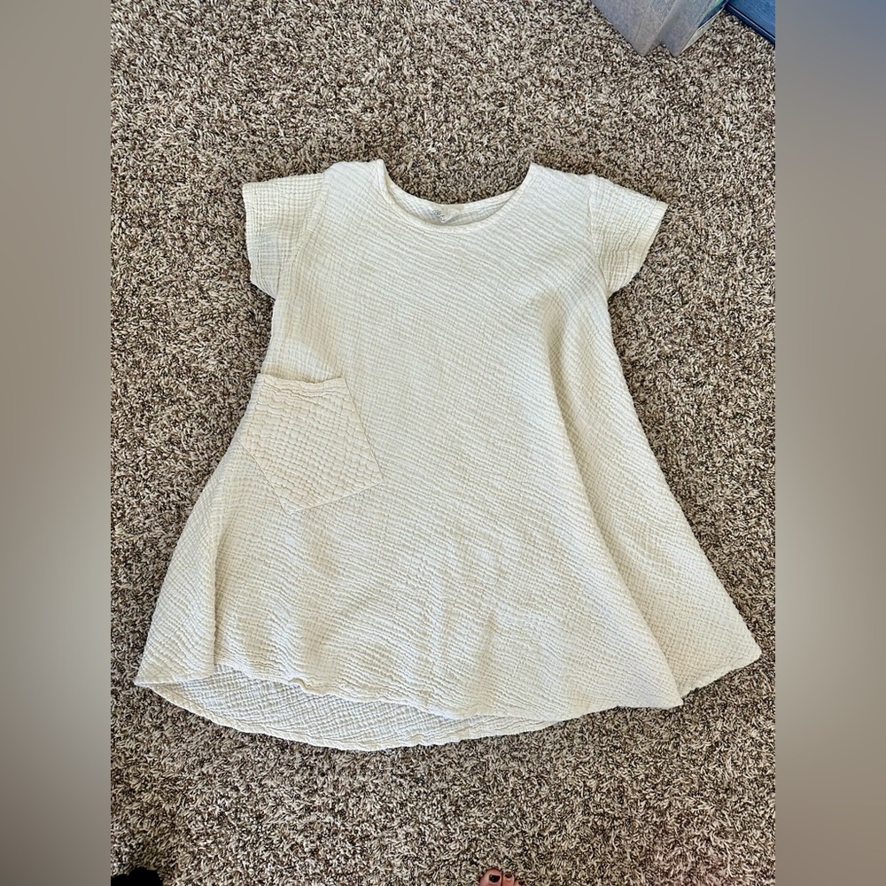 Cotton Fower Tee dress (mini)